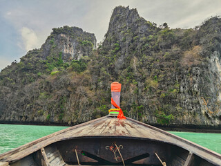 the impressive cliffs of the phi phi islands