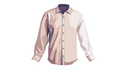 Isolated shirt Vector illustration flat vector isolated