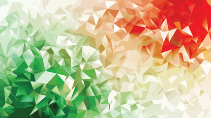 Light Green Red vector triangle mosaic cover. Triangul
