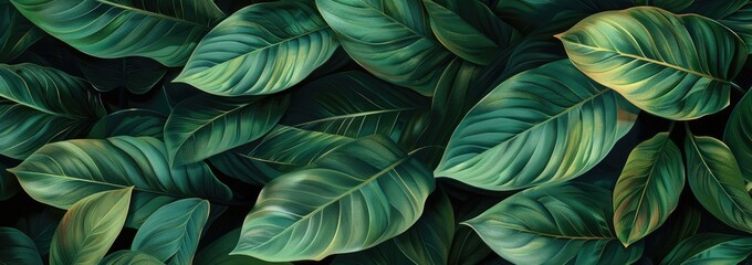 Mysterious Dark Green Leaves: Inspired by Chinese Art