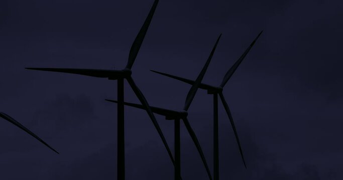 A wind turbine wind-powered electrical generators kinetic energy of wind into electrical energy.