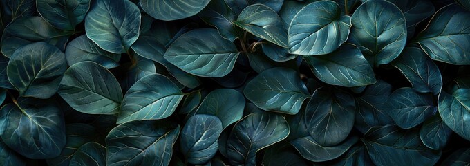 Mysterious Dark Green Leaves: Inspired by Chinese Art