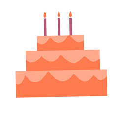 Birthday cake vector collection