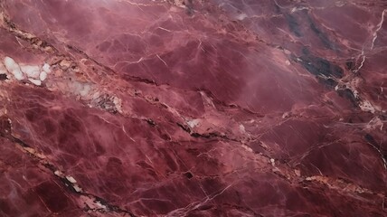 Contemporary Maroon Marble Abstraction
