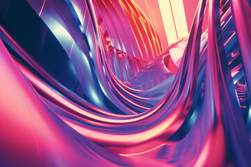 Swirls of purple and pink create a captivating abstract background
