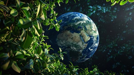World environment and earth day concept with globe