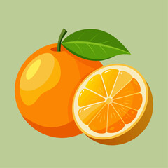 Orange and orange slice