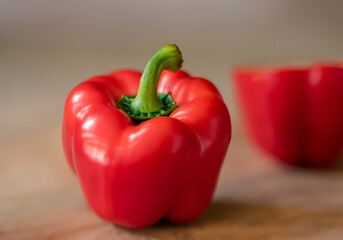 Close up red bell pepper - 773997928