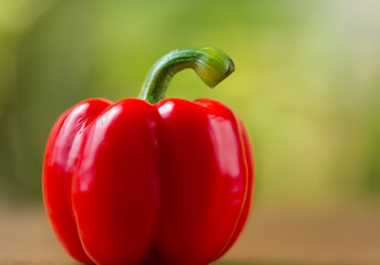 Close up red bell pepper - 773997934