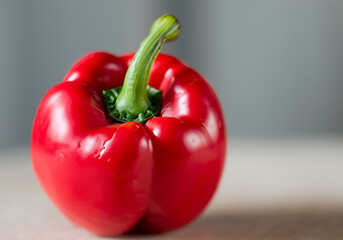 Close up red bell pepper - 773997957