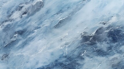 Flowing Blue Abstract Marble Design




