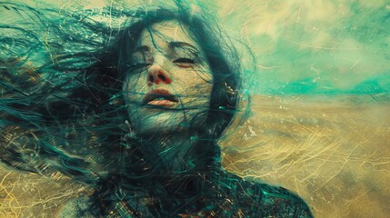  Ethereal Underwater Dream: A Portrait Submerged in Mystery