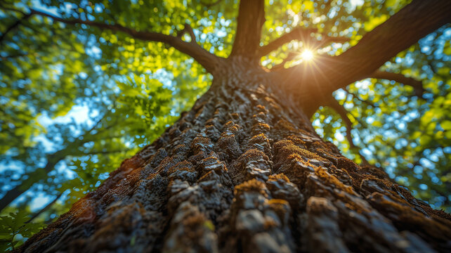 Spring's Embrace: Arbor Day brings warmth and sunshine, illustrating nature's renewal.