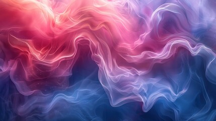 Fototapeta na wymiar Swirling hues of blue and pink in a mesmerizing gradient