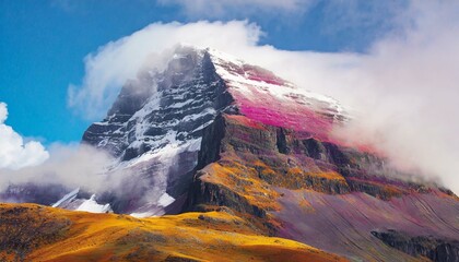 landscape with clouds