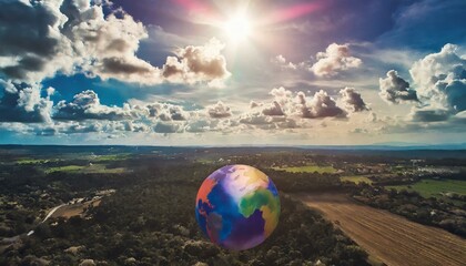 landscape with space