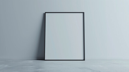 empty canvas mockup for advertising, poster template