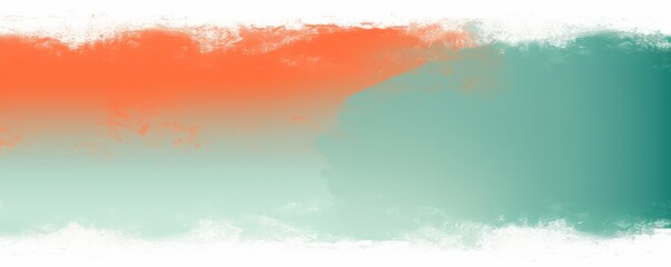 Mint Green red orange gradient gritty grunge vector brush stroke color halftone pattern