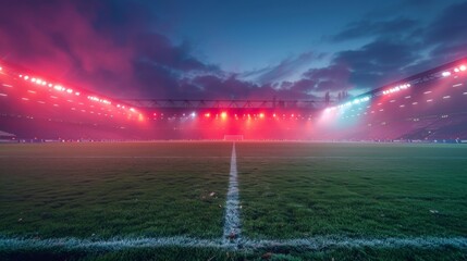 European Football cup 2024,  wallpaper soccer stadium close to the field 