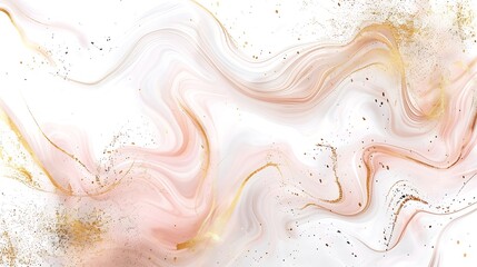 Fototapeta premium solid white background with mocha swirls