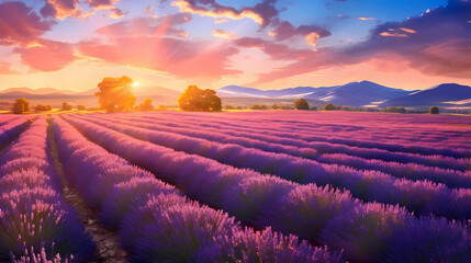 Fototapeta premium lavender field