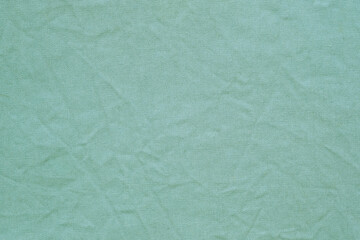 Green cotton fabric texture background, Wrinkle surface textile, wallpaper, banner - 774020922