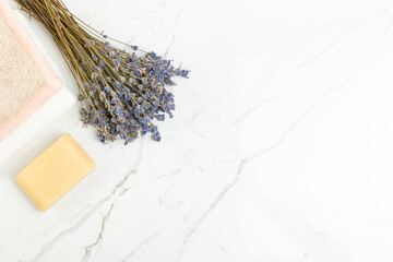 Spa background with lavender