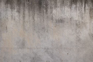 Tuinposter Texture of gray dirty concrete wall © Olena