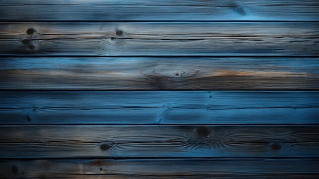 Forest Aura: Ultra-Realistic Blue Wooden Style Backdrop