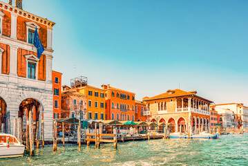 Venice-amazing, unique and beautiful place on earth. - obrazy, fototapety, plakaty