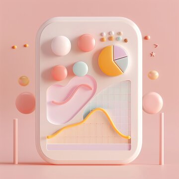 icon Box plot with playful elements showcasing data distribution for sleep icon business