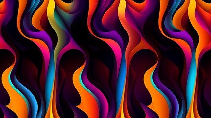 Electric Fusion: Seamless Texture with Vibrant Colors