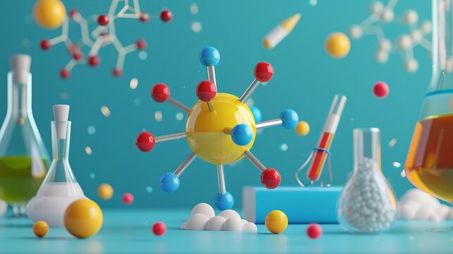 icon Scatter plot with cute creatures interacting on a solid background icon business