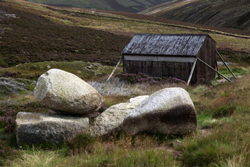 Scottish landscape - Mount Battock from Glen Esk - Angus - Scotland - UK