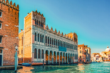 Venice-amazing, unique and beautiful place on earth. - obrazy, fototapety, plakaty