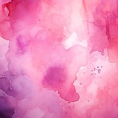 Pink abstract watercolor stain background pattern