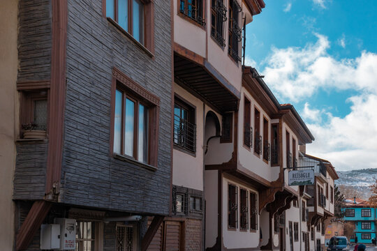A different view from the houses, mansions and beautiful streets of historical Afyonkarahisar