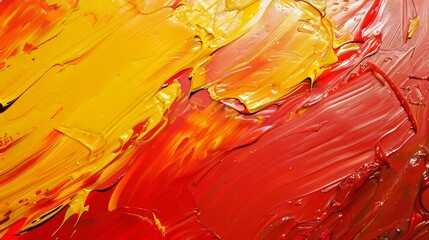 Yellow-red painted background