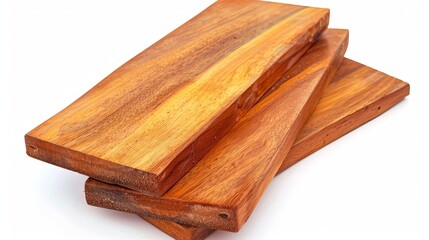 Satinwood from the Andaman Islands isolated on a white background