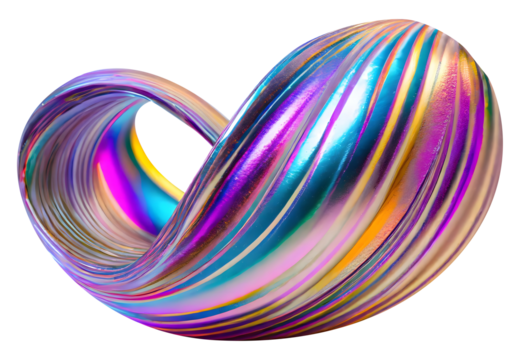 Multicolored Object on Table. Generative AI