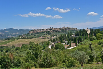 Orvieto, panorama della città antica, Terni - Umbria