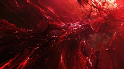 Abstract background done mostly in dark red colors - obrazy, fototapety, plakaty