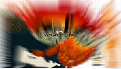 Abstract background mosaic composition, editable vector template for your design - 774062549