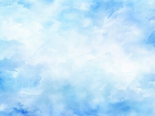Fototapeta na wymiar Sky Blue light watercolor abstract background