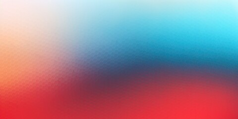 Sky Blue red gradient wave pattern background with noise texture and soft surface gritty halftone art 