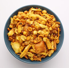 south Indian mixture or Chiwda, teatime snack, in India