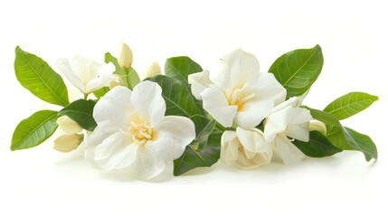 Flower of jasmine isolated on white