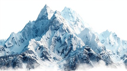 Fototapeta na wymiar An of Mount isolated on a white background
