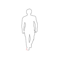 3d rendered illustration of a person