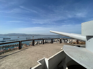 Cannon on Devils Gap Battery at Gibraltar Nature Reserve